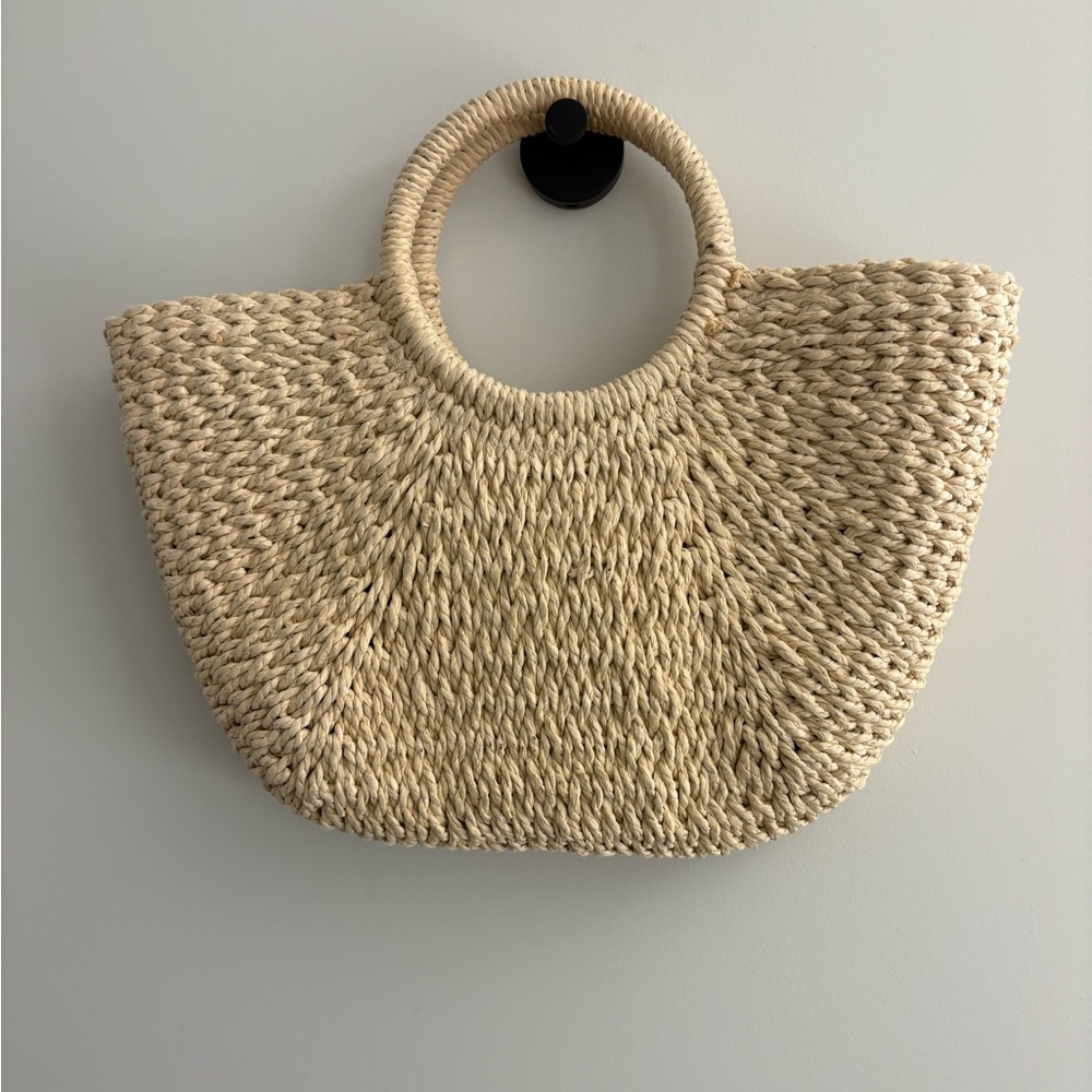 Raffia Beach Bag